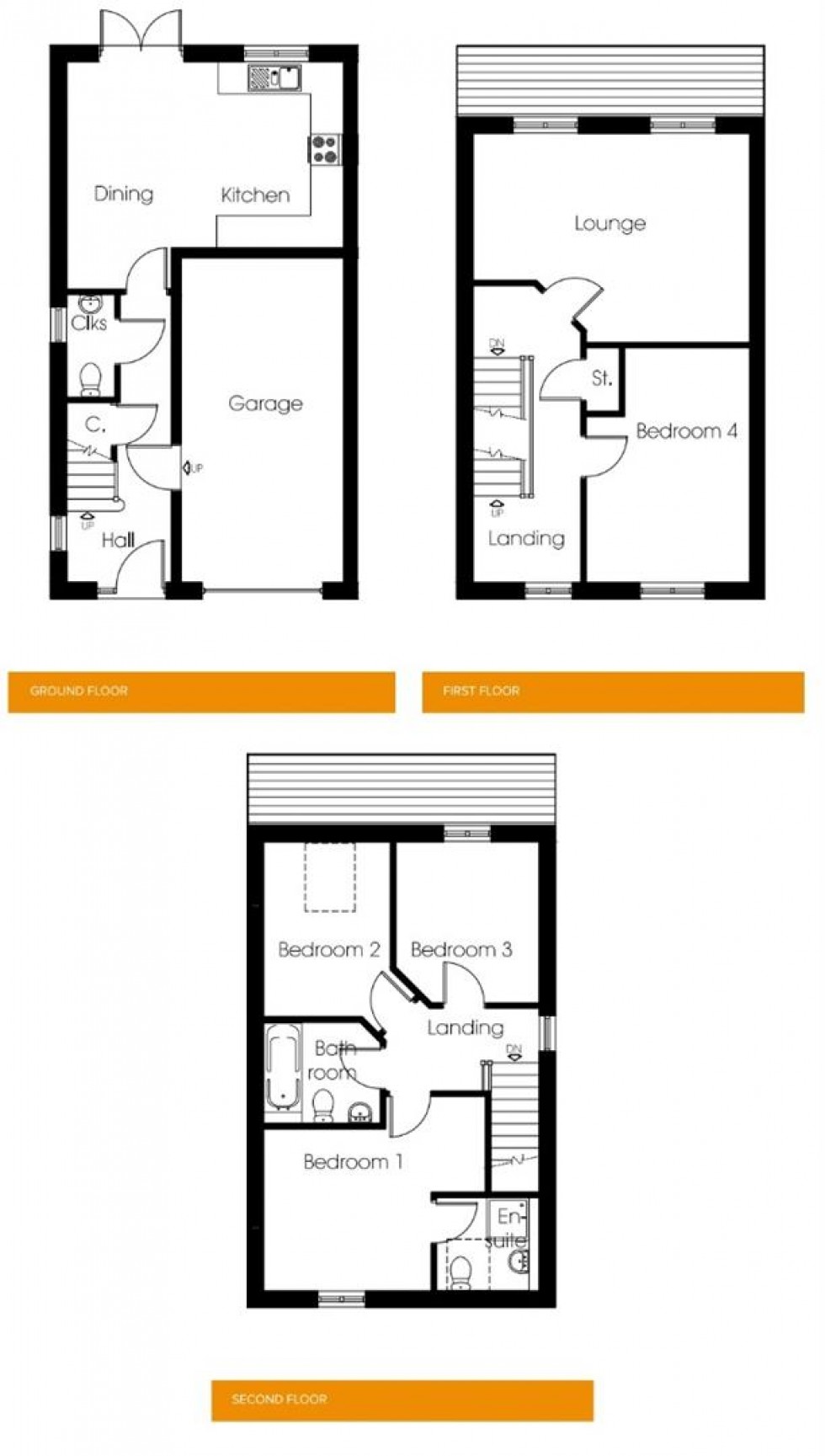 Floorplan for The Burlington, Calder Mews, Greetland, Halifax