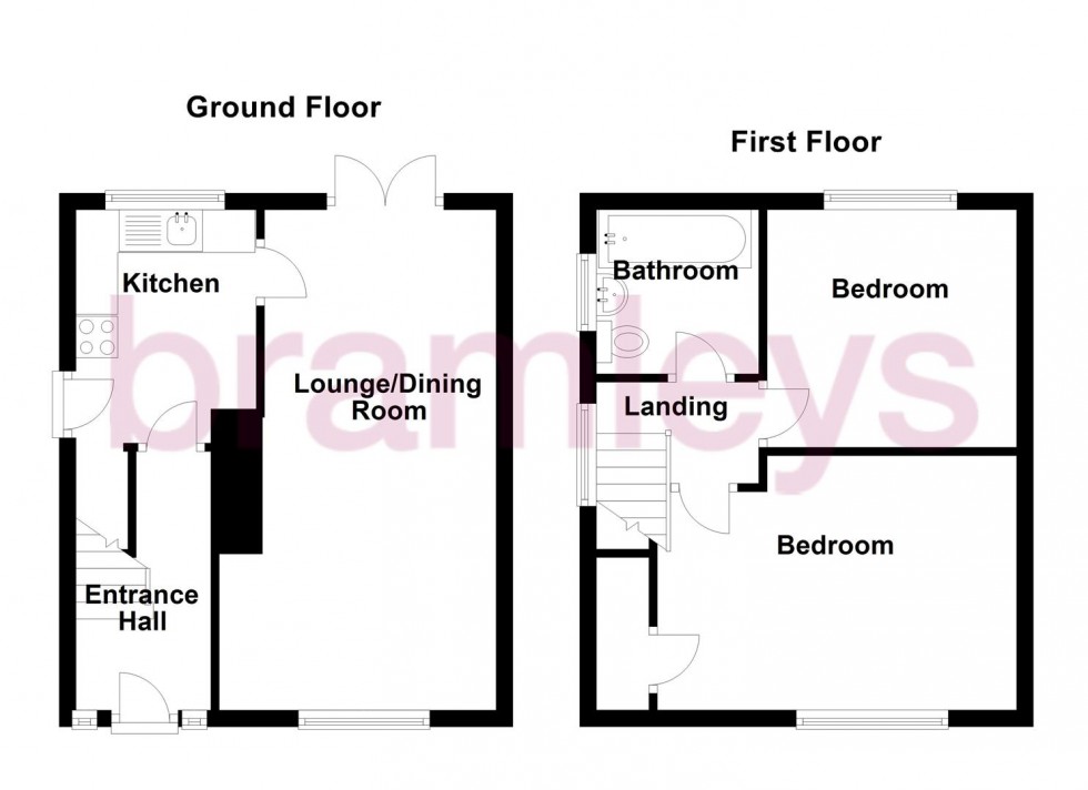 Floorplan for Hangingstone Road, Berry Brow, Huddersfield