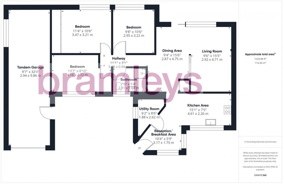 Floorplan for Furnbrook Gardens, Huddersfield