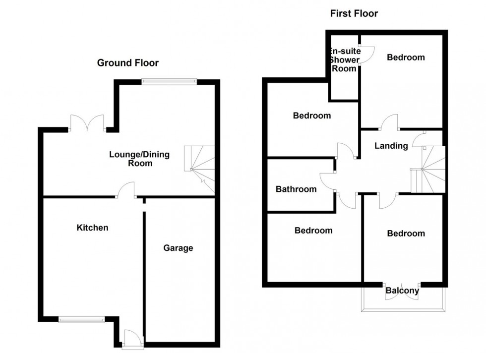 Floorplan for Greenside Court, Mirfield