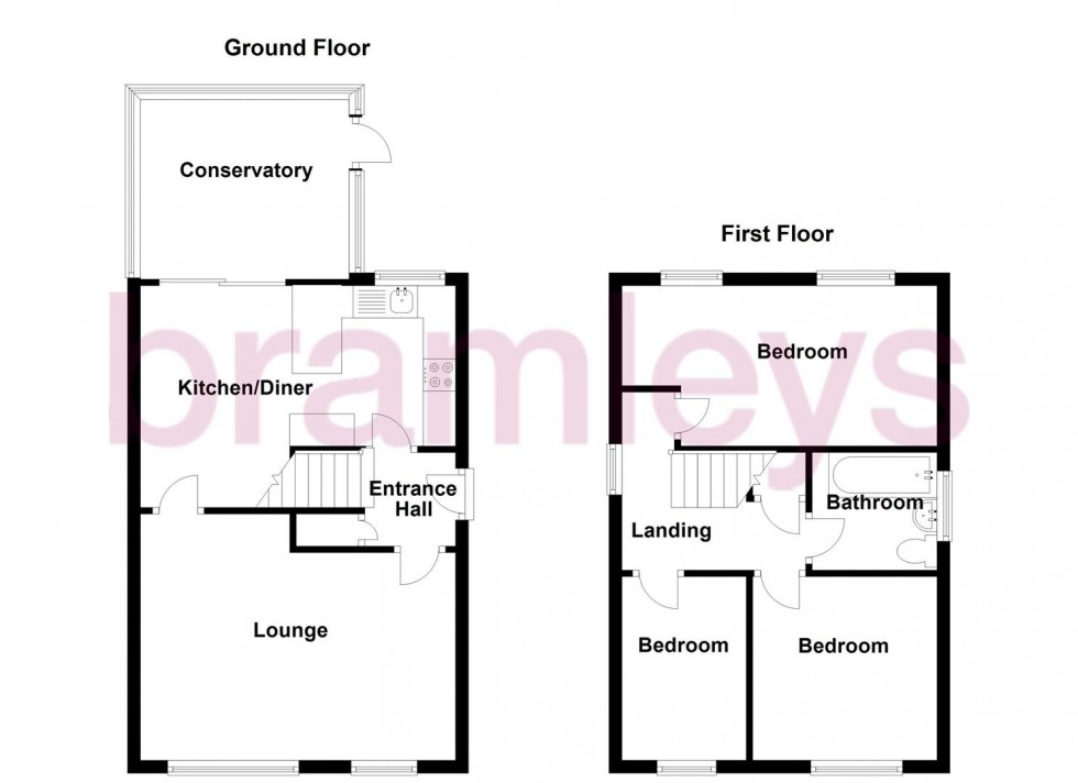 Floorplan for Park Lea, Huddersfield