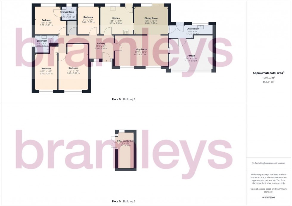 Floorplan for Jilley Royd Lane, Huddersfield