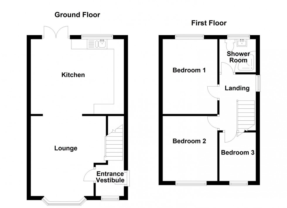 Floorplan for Lowcliff Walk, Heckmondwike