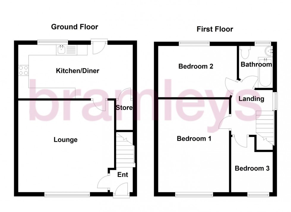 Floorplan for Broadlands, Meltham, Holmfirth