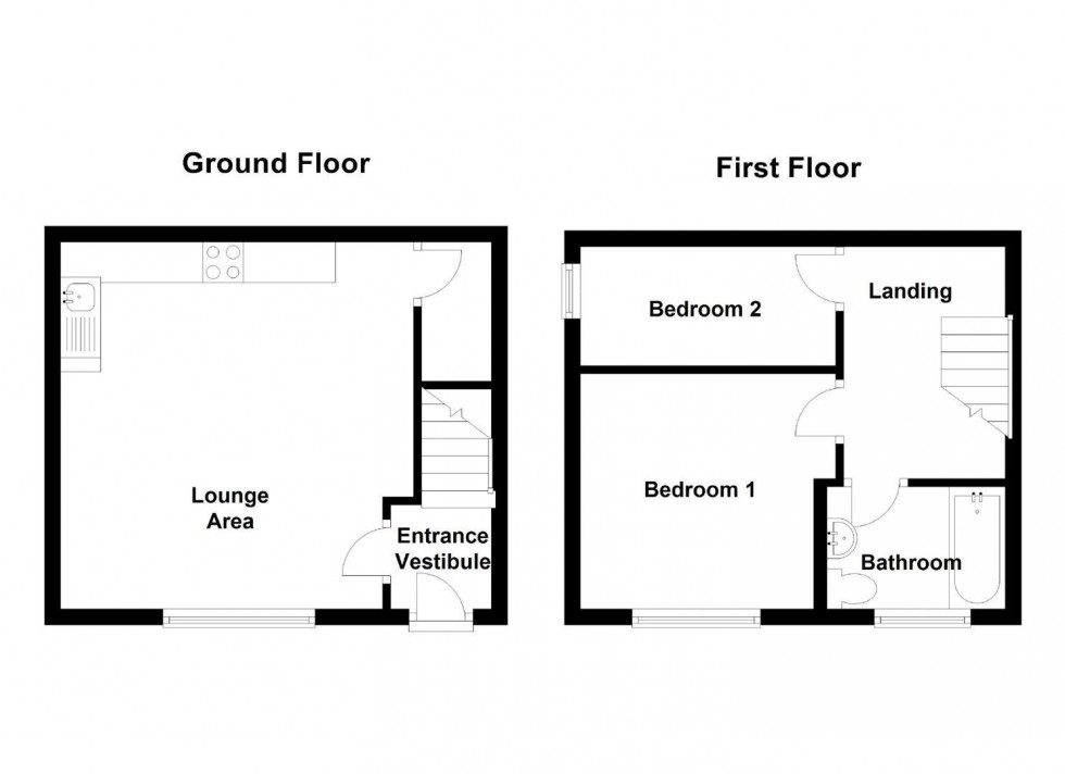 Floorplan for Flash Lane, Mirfield