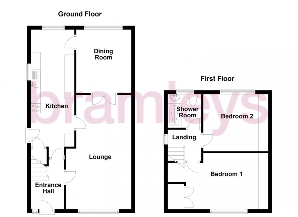 Floorplan for Albany Drive, Dalton, Huddersfield