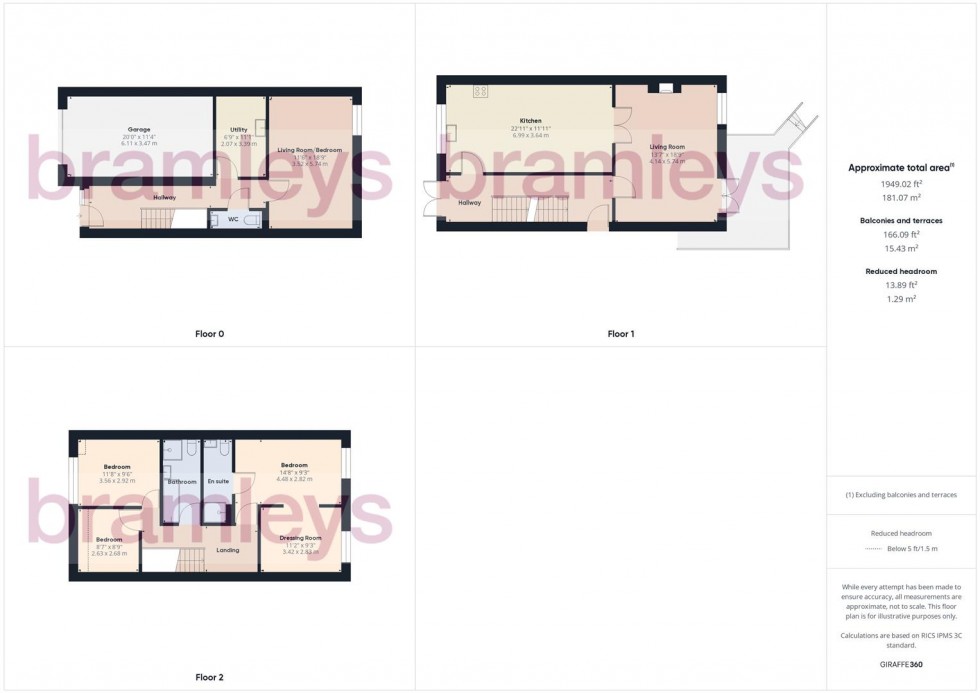 Floorplan for Long Lane, Honley, Holmfirth