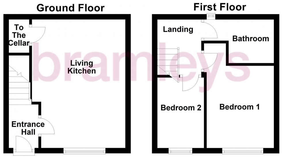 Floorplan for Cowrakes Road, Lindley