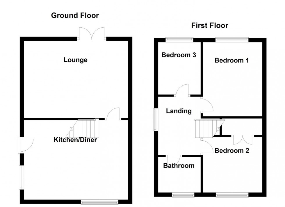 Floorplan for Fountain Drive, Liversedge