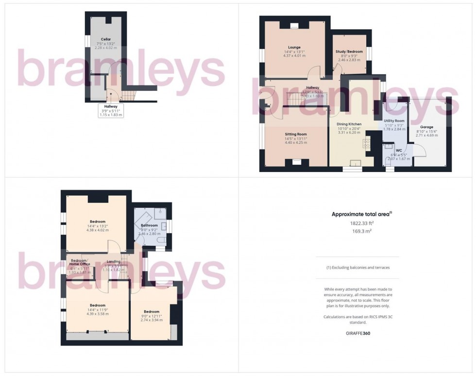 Floorplan for Bank Street, Mirfield