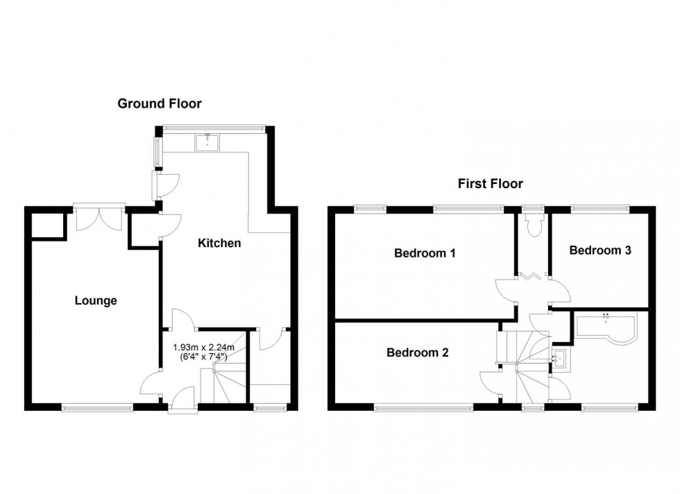 Floorplan for Granny Lane, Mirfield