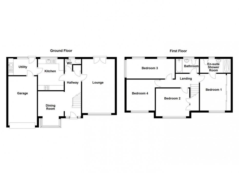 Floorplan for Spring Bank Drive, Liversedge