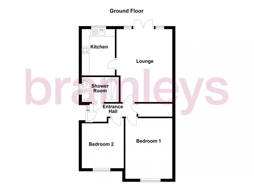 Floorplan for Carmine Close, Huddersfield