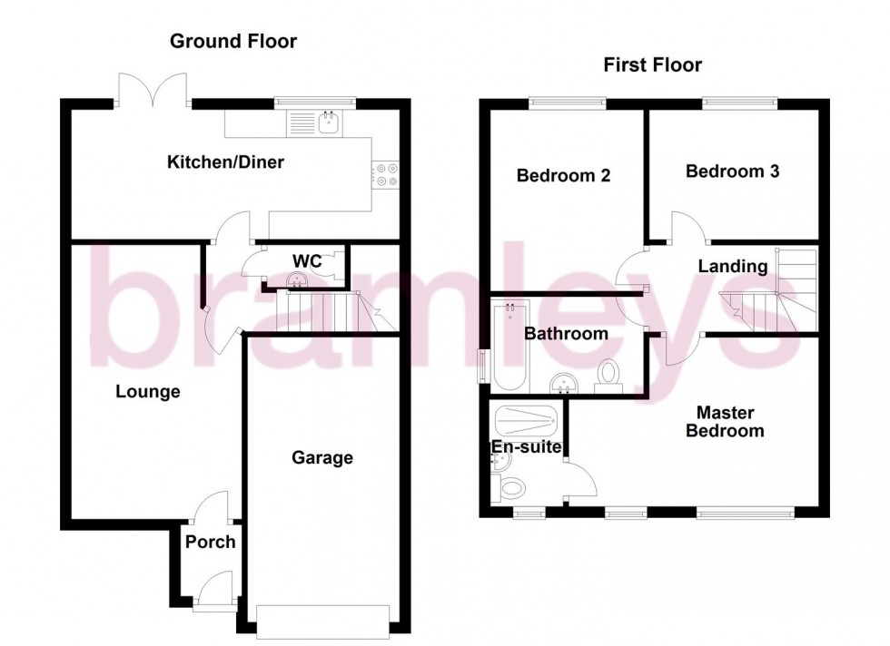 Floorplan for Weatherhill View, Lindley, Huddersfield