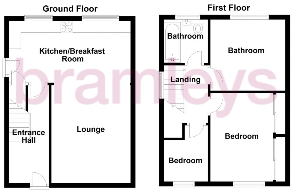 Floorplan for Long Grove Avenue, Huddersfield