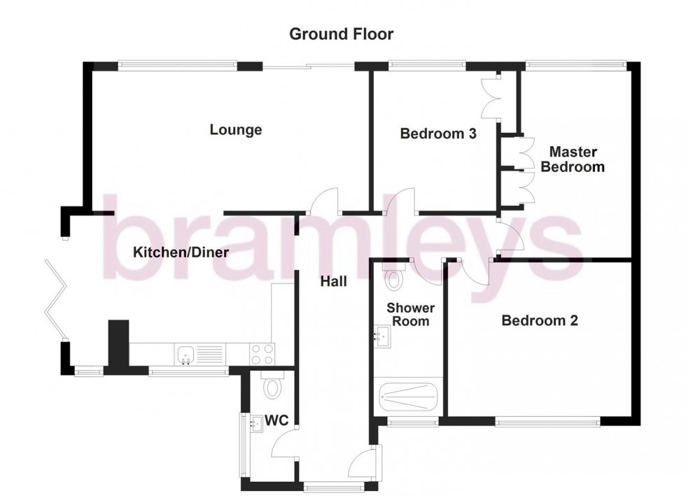 Floorplan for Hill Crest, Banks End Road, Elland