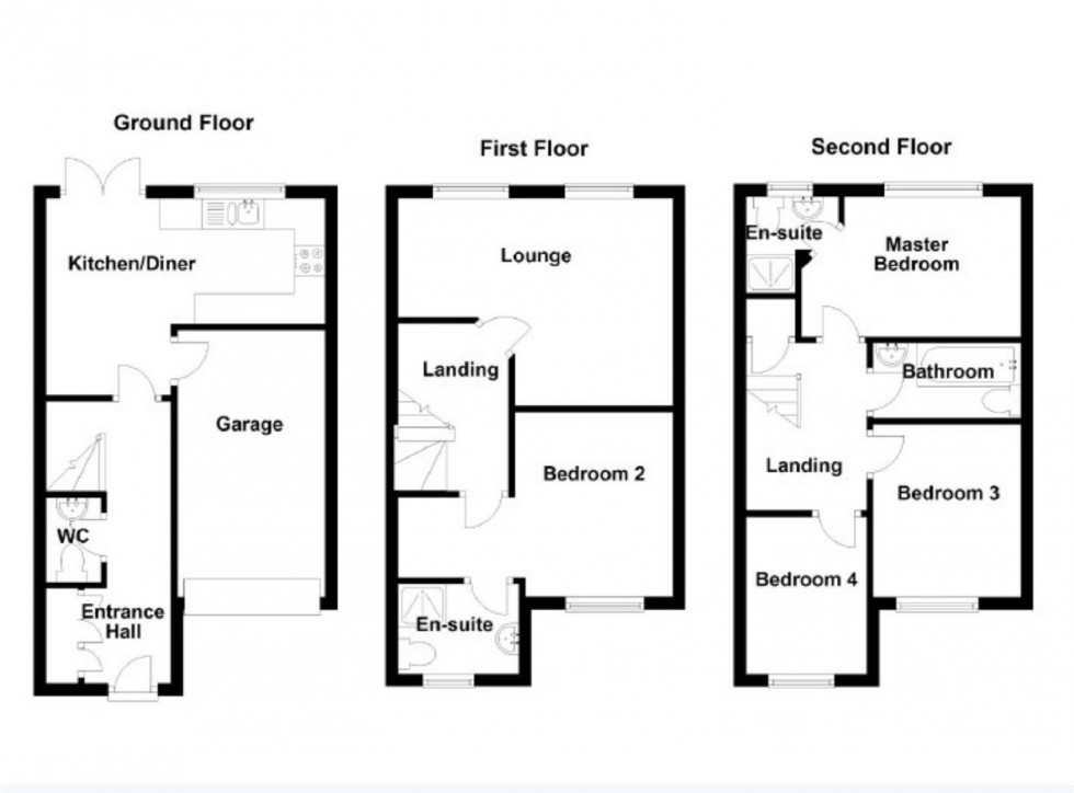 Floorplan for Spring Place Gardens, Mirfield