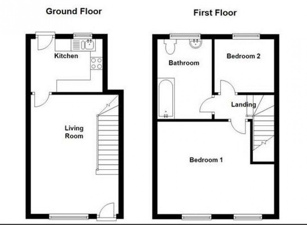 Floorplan for Lower Wellhouse, Golcar, Huddersfield