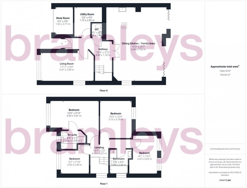 Floorplan for Gregory Drive, Kirkburton, Huddersfield