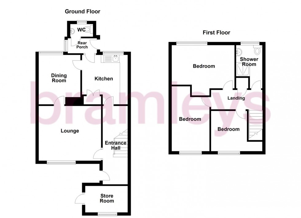 Floorplan for Copley Avenue, Meltham, Holmfirth