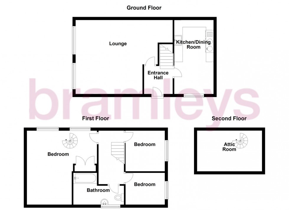 Floorplan for Blakestones, Slaithwaite