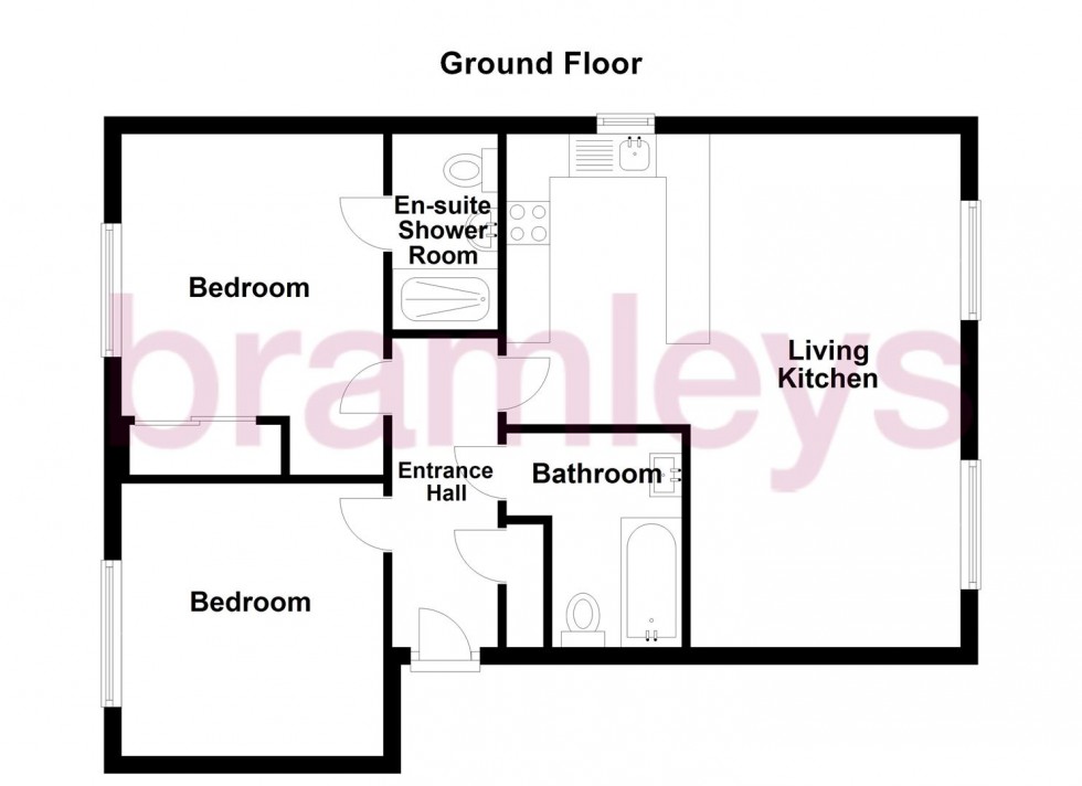 Floorplan for Shadwell Court, Lindley