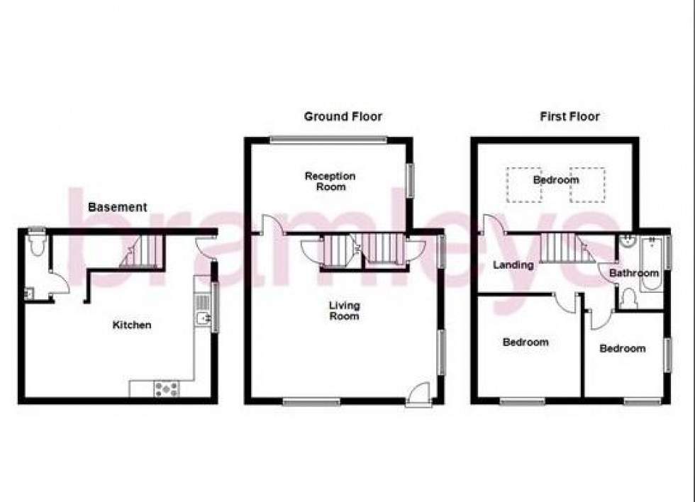 Floorplan for Almondbury Bank, Almondbury, Huddersfield