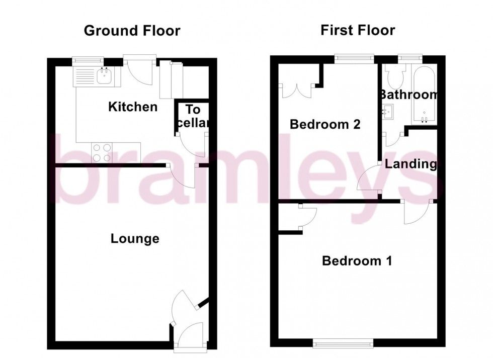 Floorplan for Crosland Street, Huddersfield