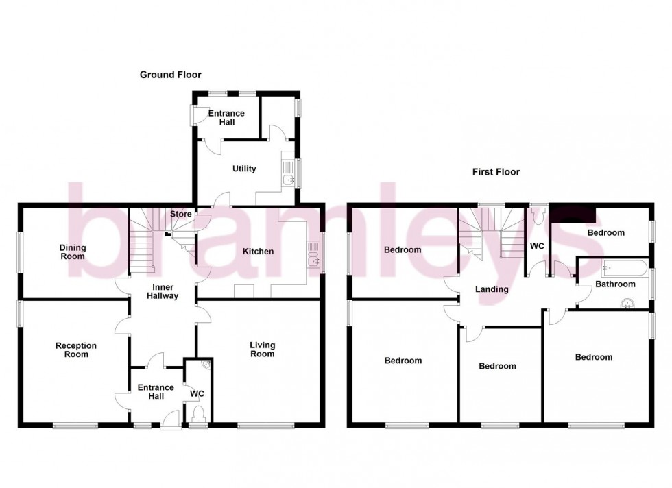 Floorplan for Church Avenue, Huddersfield