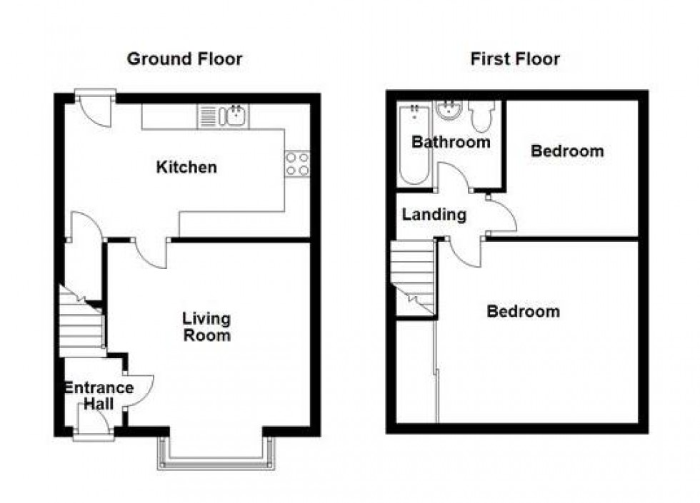 Floorplan for Carr Street, Marsh, Huddersfield