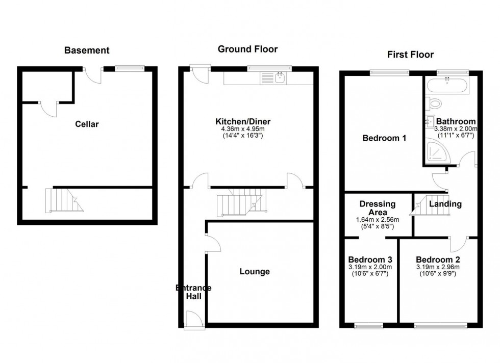 Floorplan for Birkhead Street, Heckmondwike