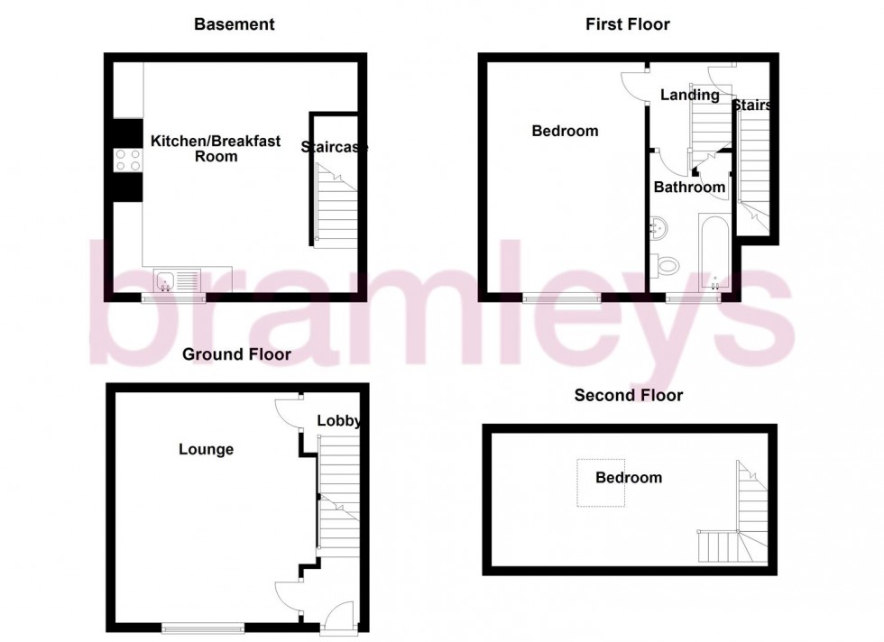 Floorplan for Church Avenue, Crosland Moor, Huddersfield