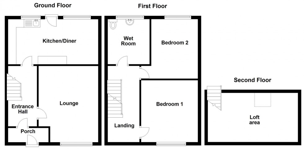 Floorplan for Leyburn Avenue, Heckmondwike