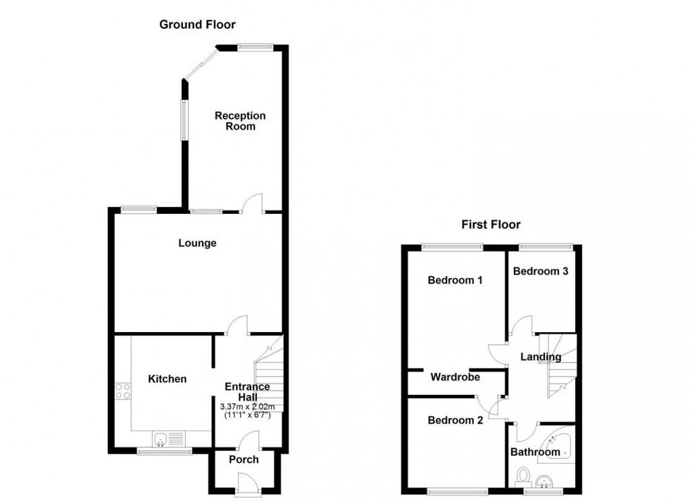 Floorplan for John Booths Close, Roberttown