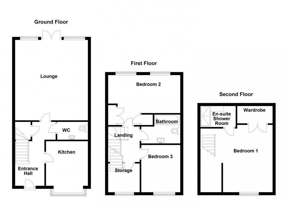 Floorplan for Springfield Court, Liversedge