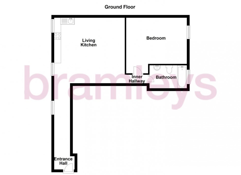 Floorplan for 33 High Street, Heckmondwike