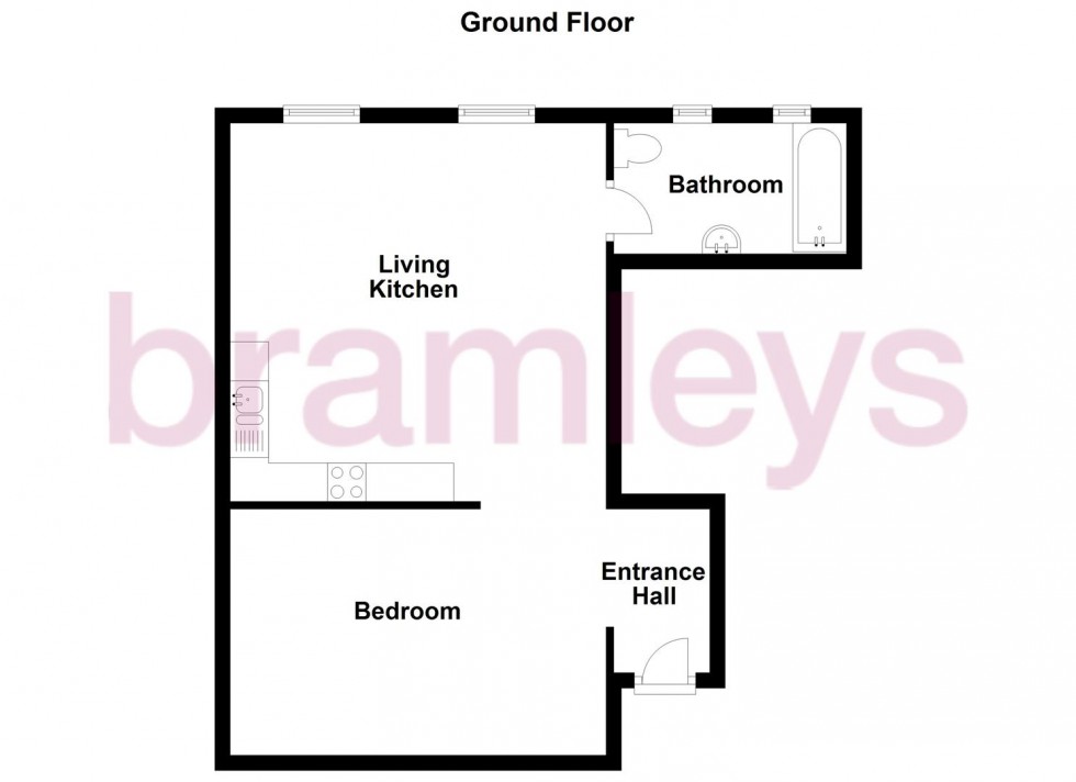 Floorplan for 33 High Street, Heckmondwike