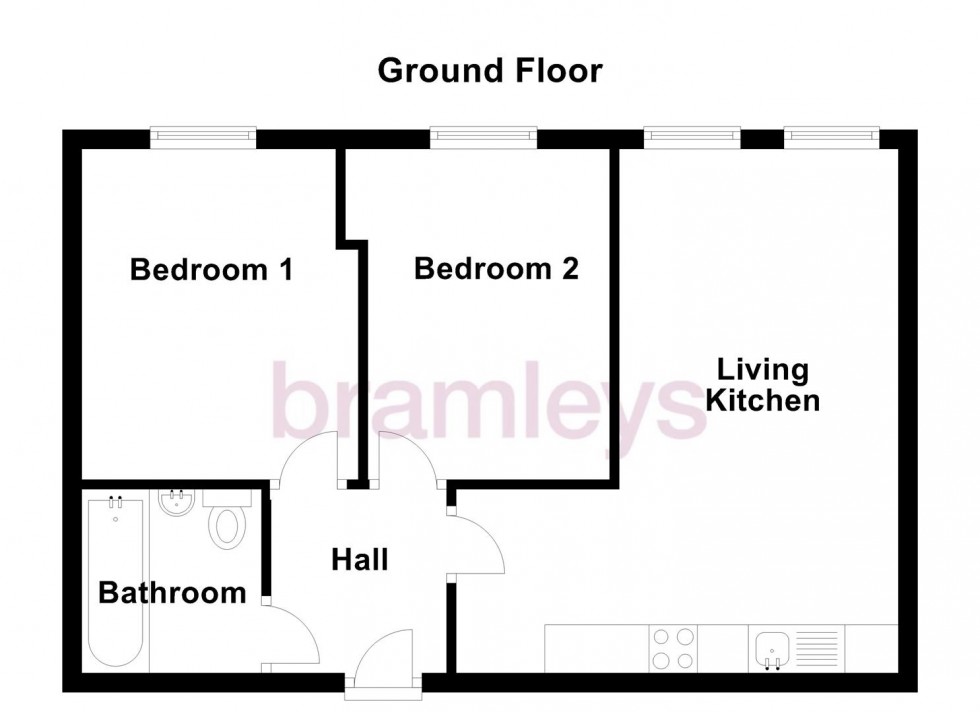 Floorplan for Westbury Street, Elland