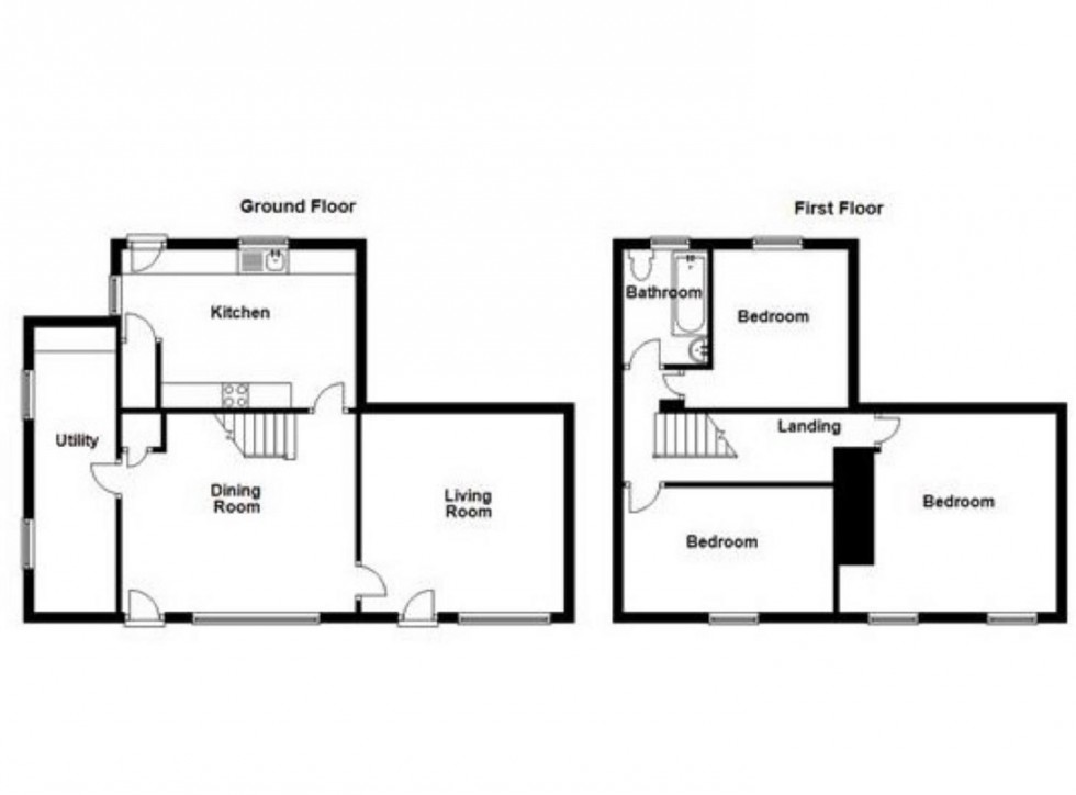 Floorplan for Burn Road, Ainley Top