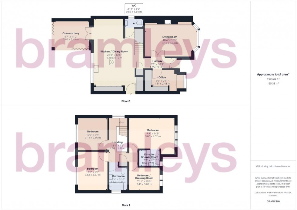 Floorplan for Millside Way, Halifax, Calderdale,