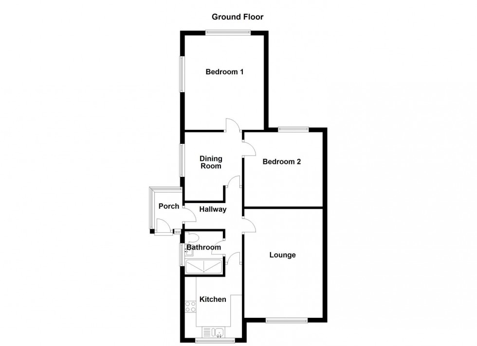 Floorplan for St. Barnabas Road, Liversedge