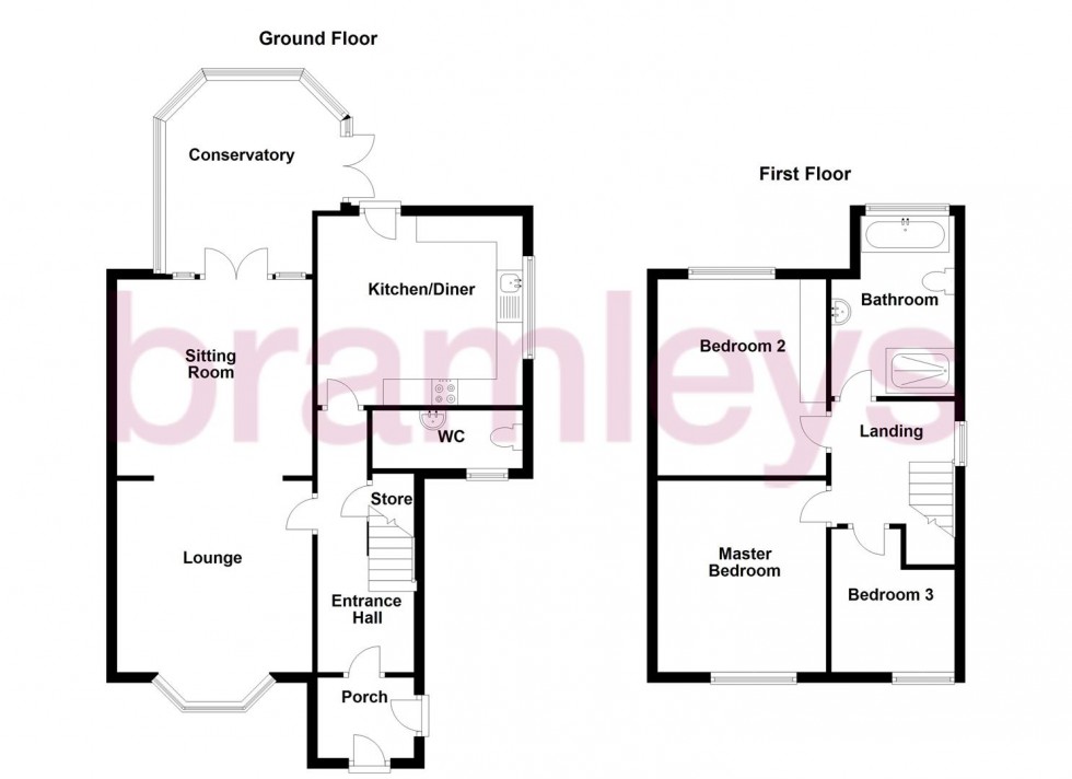 Floorplan for Bradley Road, Bradley, Huddersfield