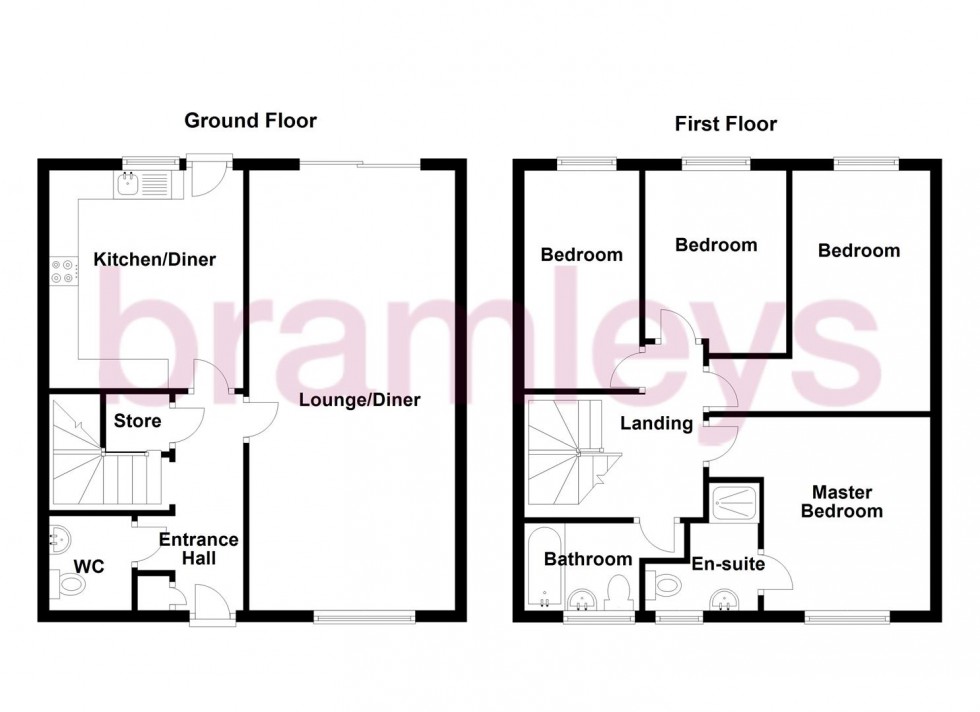 Floorplan for Ridge Street, Newsome, Huddersfield