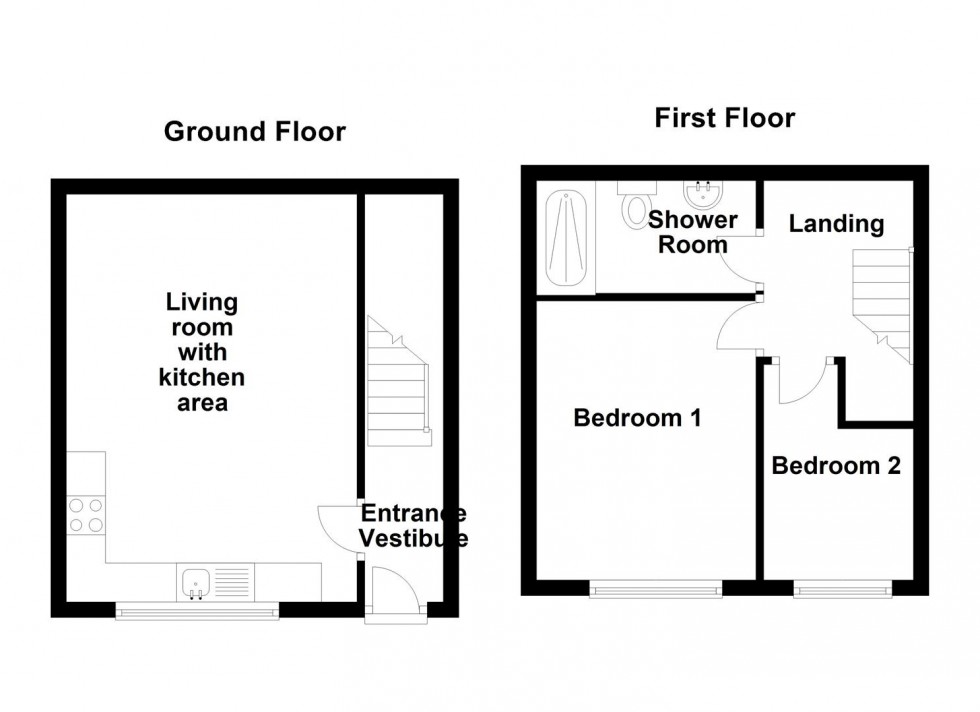 Floorplan for Hollinbank Lane, Heckmondwike