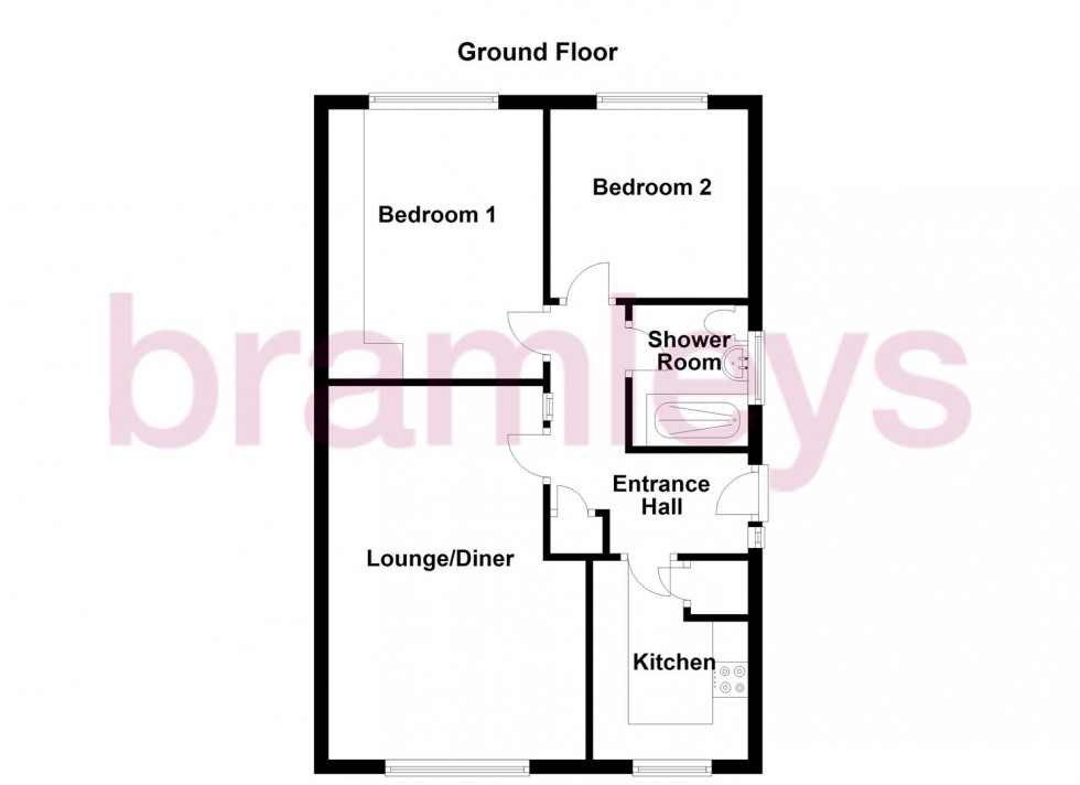 Floorplan for Fenay Lea Drive, Waterloo, Huddersfield