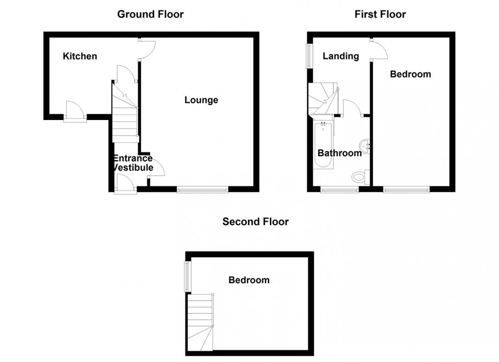 Floorplan for Gray Street, Liversedge