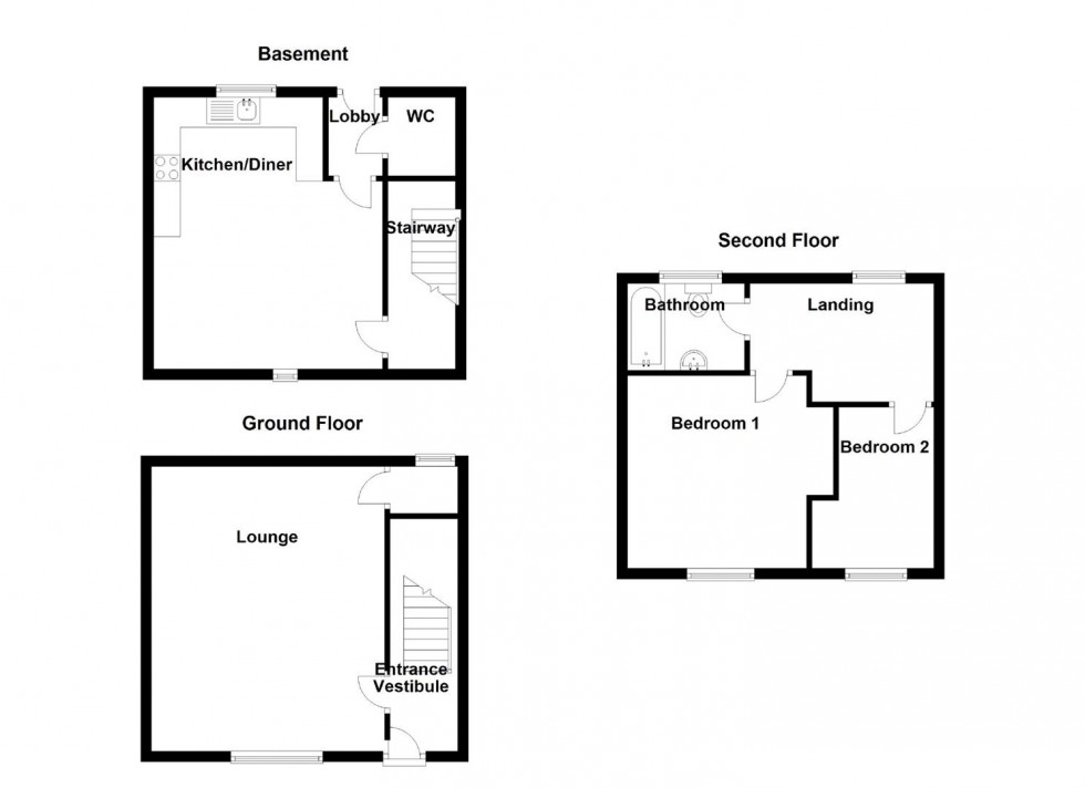 Floorplan for Union Road, Liversedge