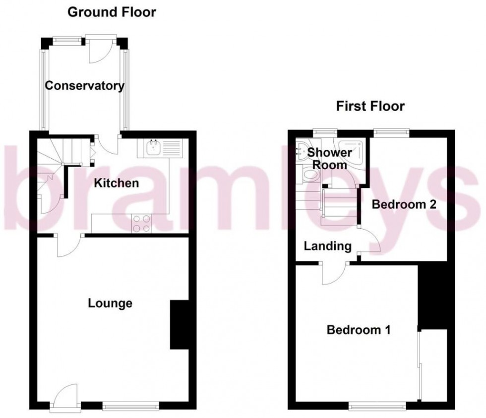 Floorplan for Eldon Road, Marsh, Huddersfield