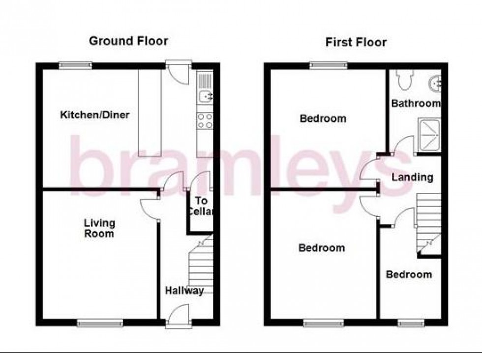 Floorplan for Adelphi Road, Marsh, Huddersfield