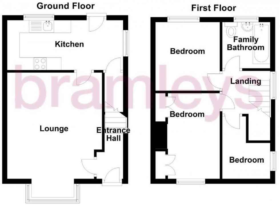 Floorplan for St. Albans Avenue, Ainley Top, Huddersfield